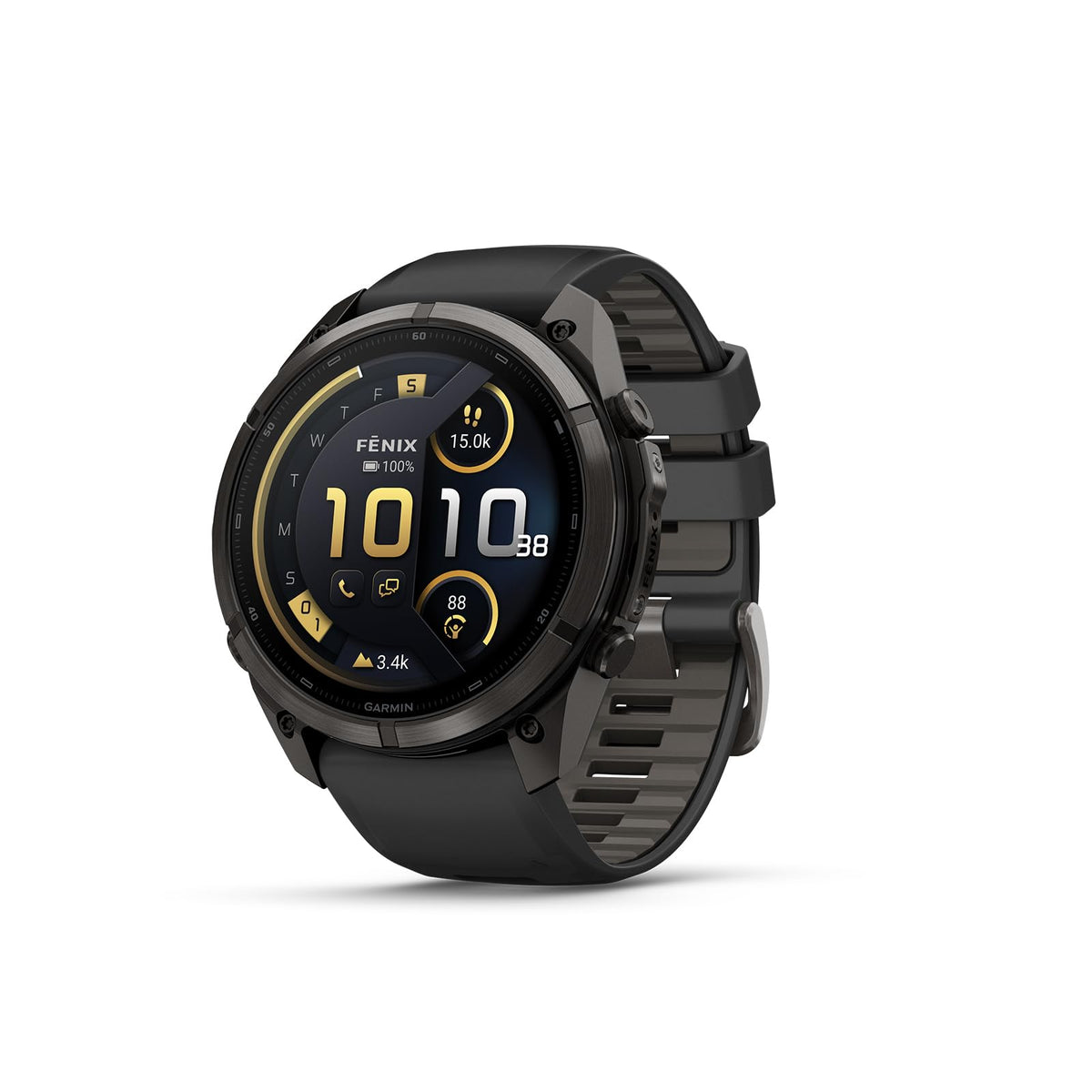 Garmin fēnix® 9 Pro, Titanium, 47mm, Autumn Orange/Spark Orange