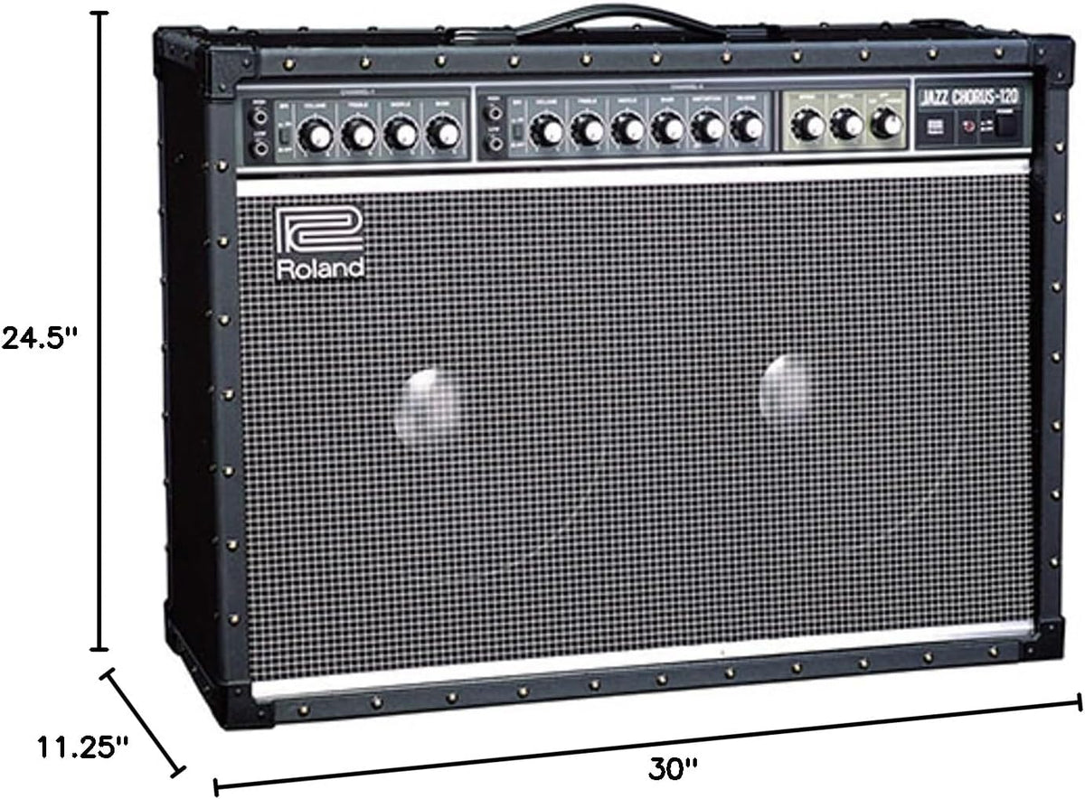 Roland JC-120 Jazz Chorus 2x12 Combo Amp 120W (60W+60W)