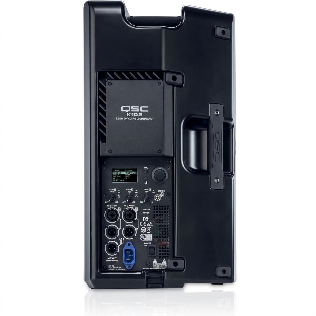QSC K10.2 Active 10" Powered 2000 Watt Loudspeaker with Digital Display