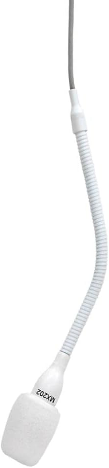 Shure MX202W-A/C Microflex Overhead Cardioid Microphone - White