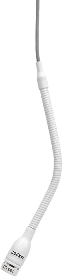 Shure MX202W-A/C Microflex Overhead Cardioid Microphone - White
