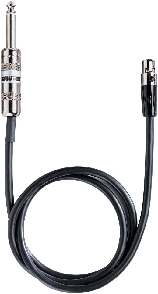 Shure GLXD14+ Dual Band Pro Digital Wireless System for Guitar and Bass - 12-Hour Battery Life, 100 ft Range | Includes 1/4" Jack Instrument Cable & Single Channel Receiver (GLXD14+-Z3)