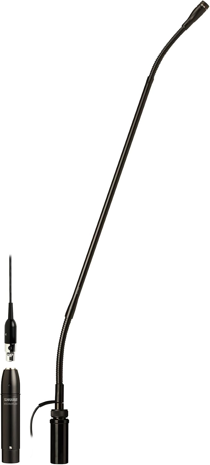 Shure MX418/C Cardioid Condenser Gooseneck Microphone