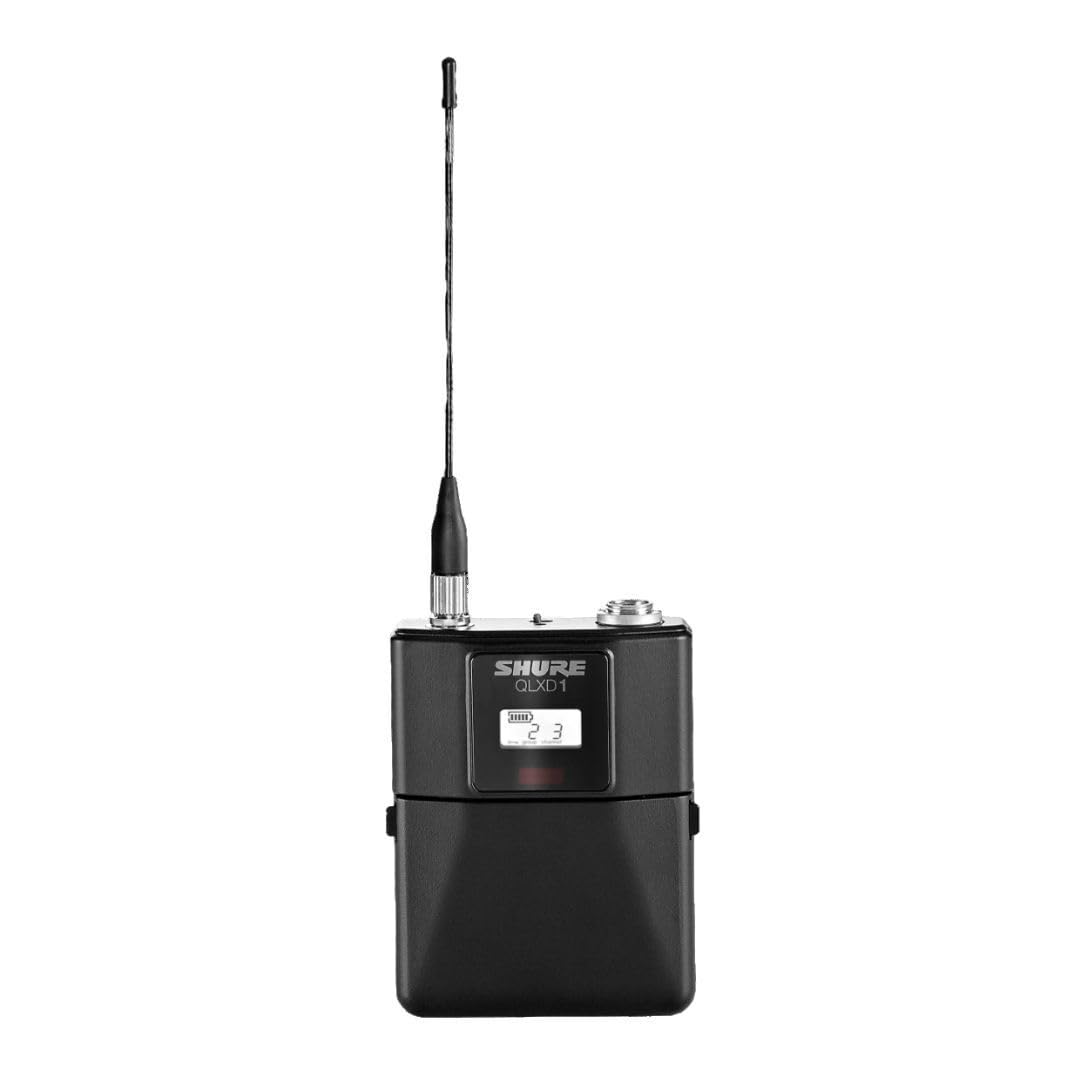 Shure QLXD1 Bodypack Transmitter for QLX-D Digital Wireless Systems, Receiver Sold Separately, H50 Band