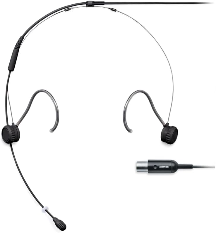 Shure TwinPlex TH53 Omnidirectional Headset Microphone - TA4F, Black