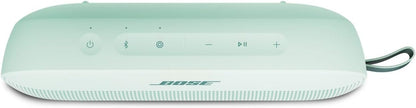 Bose SoundLink Flex Bluetooth Speaker (2nd Gen) - Portable Outdoor Speaker with Hi-Fi Audio, Waterproof and Dustproof, USB-C, Up to 12 Hours Battery Life, Dewdrop Mint - Limited Edition Color