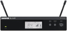 Shure BLX14R Rack-Mount Instrument Audio System J11 Band (596–620 MHz) – BLX4R Receiver, BLX1 Bodypack & 1/4" Guitar Cable, Up to 14 Hr Battery, 300 ft Range