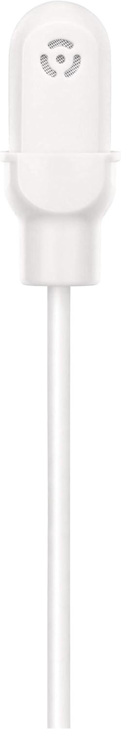 Shure DuraPlex Omnidirectional Lavalier Mic, LEMO Connector, White (DL4W/O-LM3-A)
