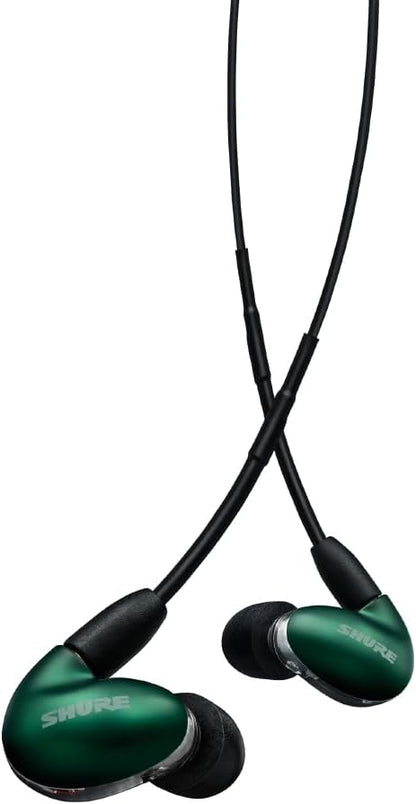 Shure SE846 PRO Gen 2 Wired Sound Isolating Earphones, Secure in-Ear Earbuds, High-End Professional Sound, Hi-Def Four Drivers, Upgraded Sound Filters, Durable Quality, Customizable Frequency - Jade