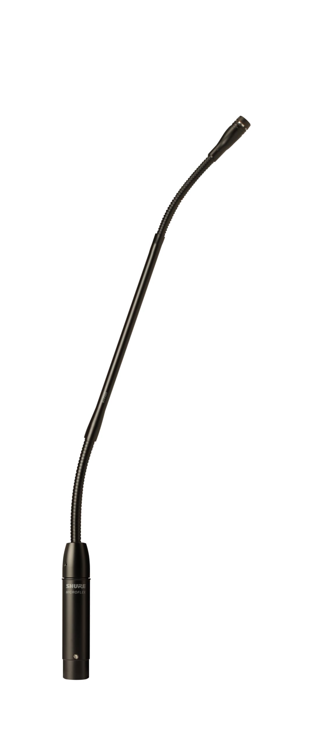 Shure Microflex MX418SE/C Cardioid Condenser Microphone, 18 Gooseneck with in-Line Preamp, Shock & Flange Mount, 10' Side- (or Bottom-) Exit Cable, Snap-Fit Foam Windscreen