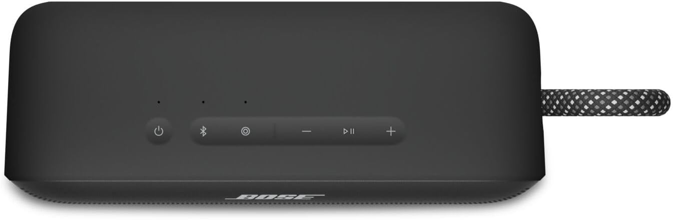 Bose SoundLink Plus Portable Bluetooth Speaker, Wireless Outdoor Speaker, Up to 20 Hours Battery Life, Waterproof and Dustproof, Black