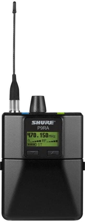Shure P9TRA+425CL Wireless Bodypack Receiver with SE425CL - G6 Band