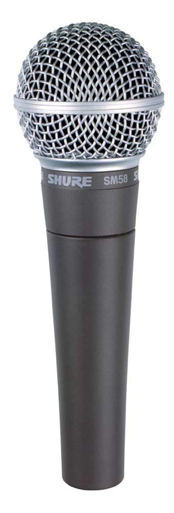 Shure SM58S Pro XLR Dynamic Vocal Microphone with On/Off Switch
