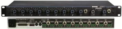 Shure SCM810 Eight Channel Automatic Microphone Mixer with IntelliMix, Adjustable EQ per Channel and 48V Phantom Power, Designed Specifically for Installed Sound Applications