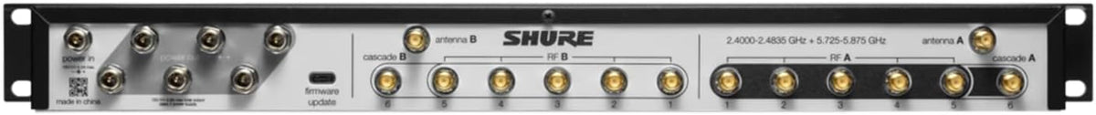 Shure GLX-D+FM Dual Band Frequency Manager - Provides Solid and Reliable RF Performance in Demanding Multi-Channel Applications | for use with GLX-D+ Dual Band Wireless Systems (GLXD+FMZ3/LC)