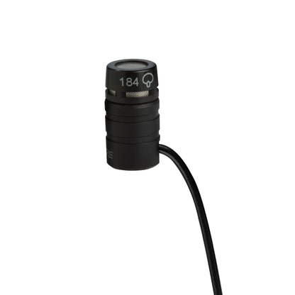 Shure Microflex MX185 Cardioid Lavalier Microphone - Condenser Mic with TQG / TA4F Connector Wireless Bodypack Transmitters