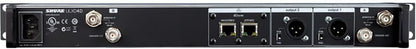 Shure ULXD4D Dual Channel Digital Wireless Receiver – for ULX-D Wireless Systems, Dante Enabled, Transmitters Sold Separately | G57 Band (ULXD4D=-G57)