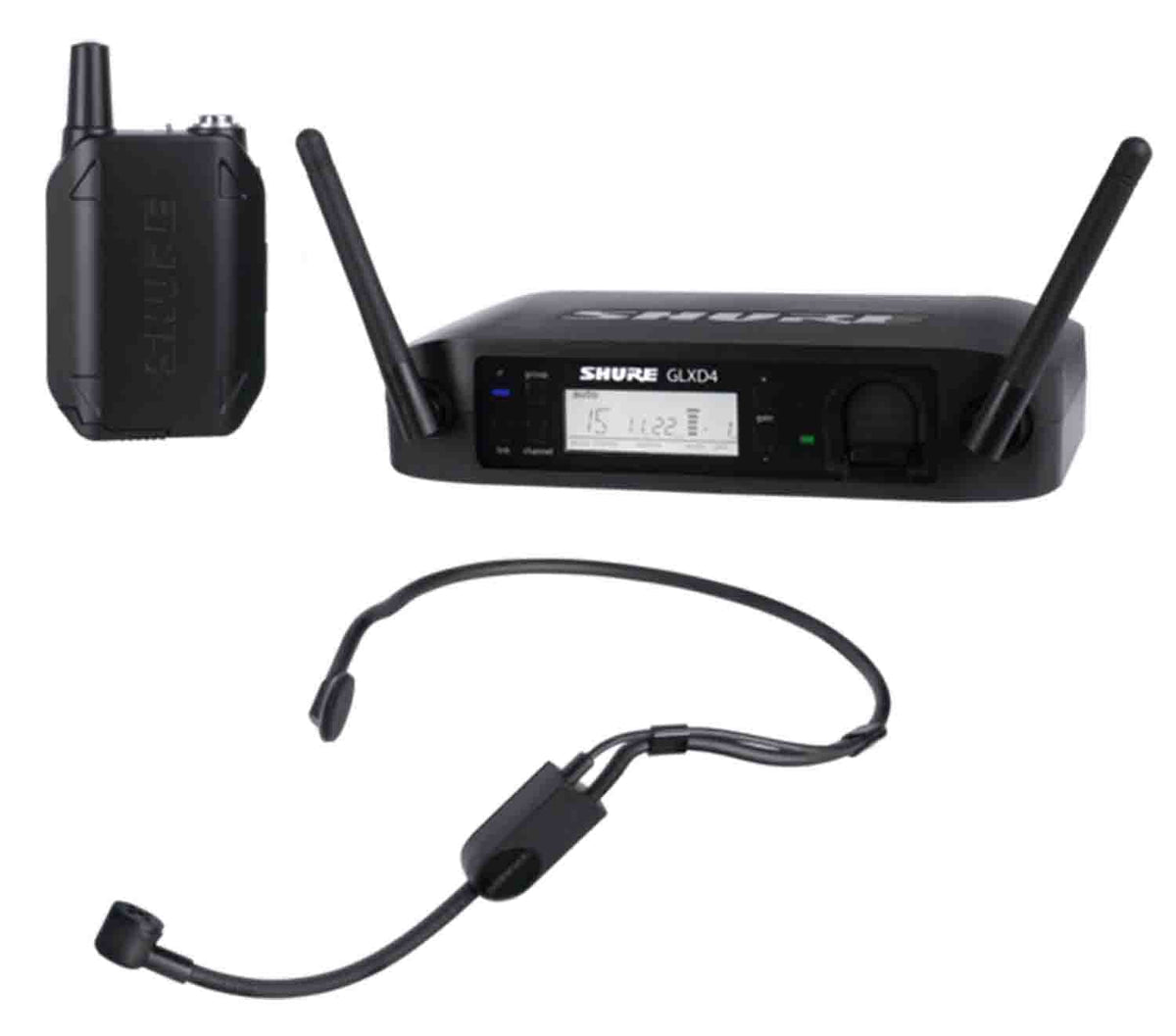 Shure GLXD14+/PGA31 Digital Wireless Headset System - Z3 Band