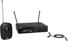 Shure SLXD14/93 Digital Wireless Microphone System - Includes SLXD1 Bodypack Transmitter with WL93 Miniature Lavalier Mic & SLXD4 Single Channel Rack Mount Receiver | J52 Band (SLXD14/93-J52)