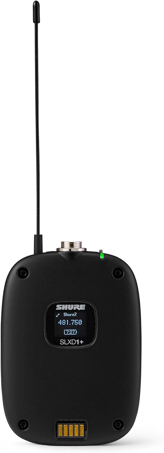 Shure SLXD1+ Digital Wireless Bodypack Transmitter