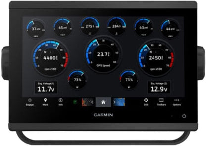 Garmin 010-02366-61 GPSMAP 943xsv SideVü | Mapping - 9", Navionics+, ClearVü, Traditional Chirp Sonar