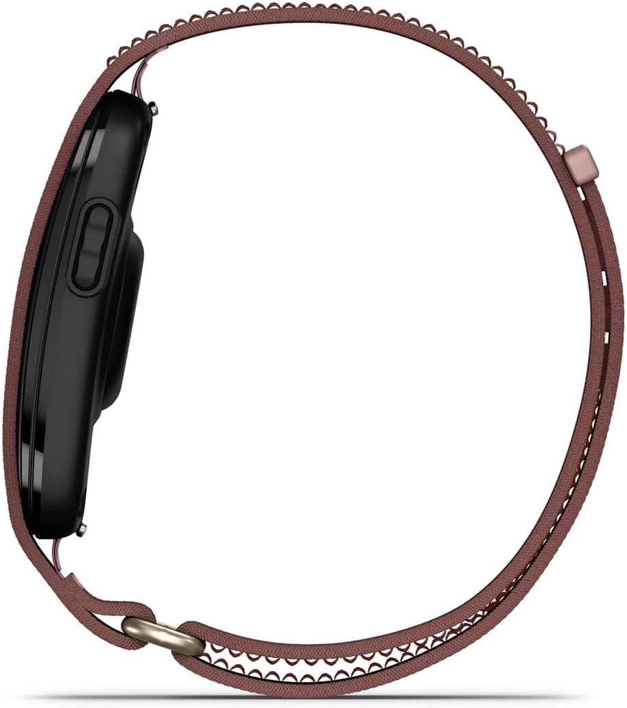 Garmin CIRQA™ Smart Band, No Subscription, L-XL Mauve | Screenless Health & Fitness Tracker, No Subscription Required, Automatically Detects a Variety of Activities