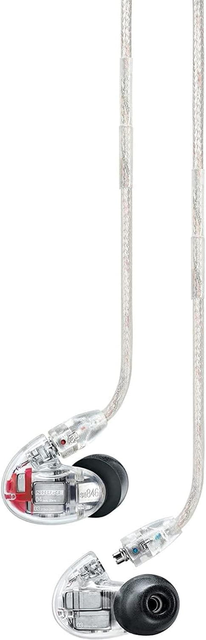 Shure SE846 Gen 2 Sound Isolating Wired Earphones - Clear