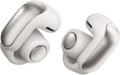 Bose Ultra Open Earbuds - Bluetooth Open Ear Earbuds with OpenAudio for Awareness, Clip-On Design for Comfort, Water Resistant, Up to 48 Hrs of Playtime, White Smoke