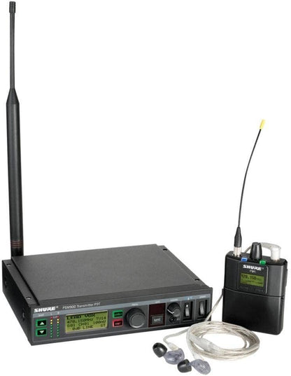 Shure P9TRA+425CL Wireless Bodypack Receiver with SE425CL - G6 Band