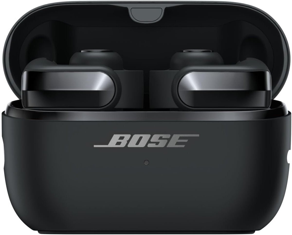 Bose Ultra Open Earbuds (2nd Gen) - Open-Ear, Clip-On, Wireless Earbuds, Bluetooth, Immersive Audio, Wireless Charging, Up to 28 Hrs of Audio, Ideal for Traveling, School, and Office, Black