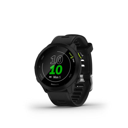 Garmin Forerunner 55, GPS Running Watch with Daily Suggested Workouts, Up to 2 Weeks of Battery Life, White
