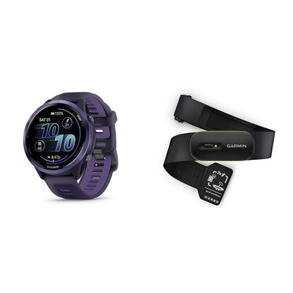 Garmin Forerunner® 570, 47mm, Aluminum, Imperial Purple/Indigo | Advanced GPS Running & Triathlon Smartwatch, AMOLED Display, Training & Recovery Features