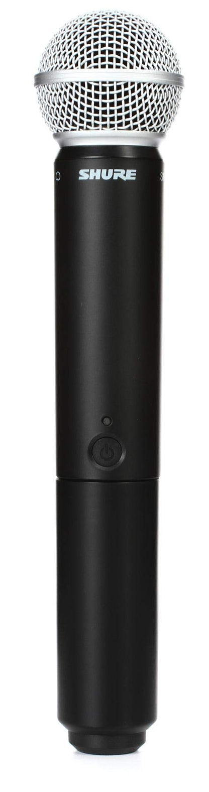 Shure BLX24/SM58 Handheld Wireless Audio System J11 Band (596–620 MHz) – BLX4 Receiver, BLX2 Transmitter with SM58 Dynamic Mic, Up to 14 Hr Battery, 300 ft Range