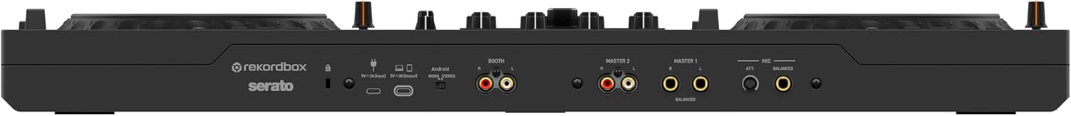 AlphaTheta DDJ‑GRV6 4‑Channel DJ Controller — Groove Circuit Live Remixing, Club‑Standard Layout, Full‑Size Jog Wheels, rekordbox & Serato DJ Pro Compatible