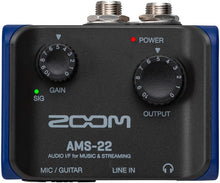 Zoom AMS-22 USB Audio Interface for Recording & Streaming, 1 In / 2 Out