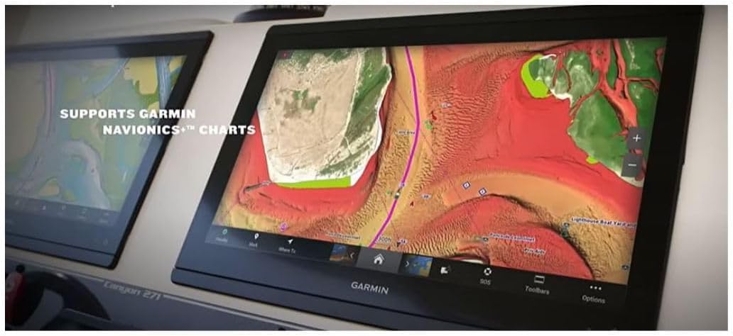 Garmin 010-02366-61 GPSMAP 943xsv SideVü | Mapping - 9", Navionics+, ClearVü, Traditional Chirp Sonar