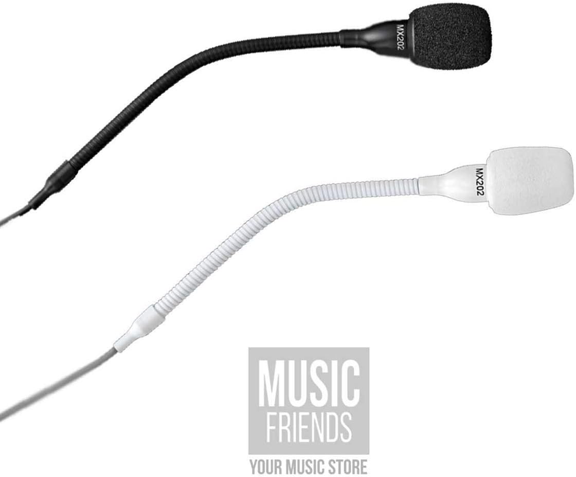 Shure MX202W-A/N Microflex Overhead Microphone Housing - White