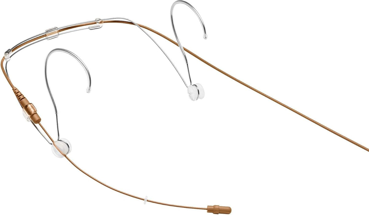 Shure DuraPlex Omnidirectional Headset Microphone, LEMO Connector, Cocoa (DH5C/O-LM3)