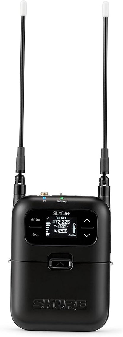 Shure SLXD5+ Portable Single-Channel Wireless Receiver