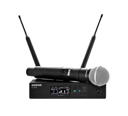Shure QLXD2 Handheld Transmitter with SM58 Vocal Mic Capsule for QLX-D Digital Wireless Systems, Receiver Sold Separately, H50 Band