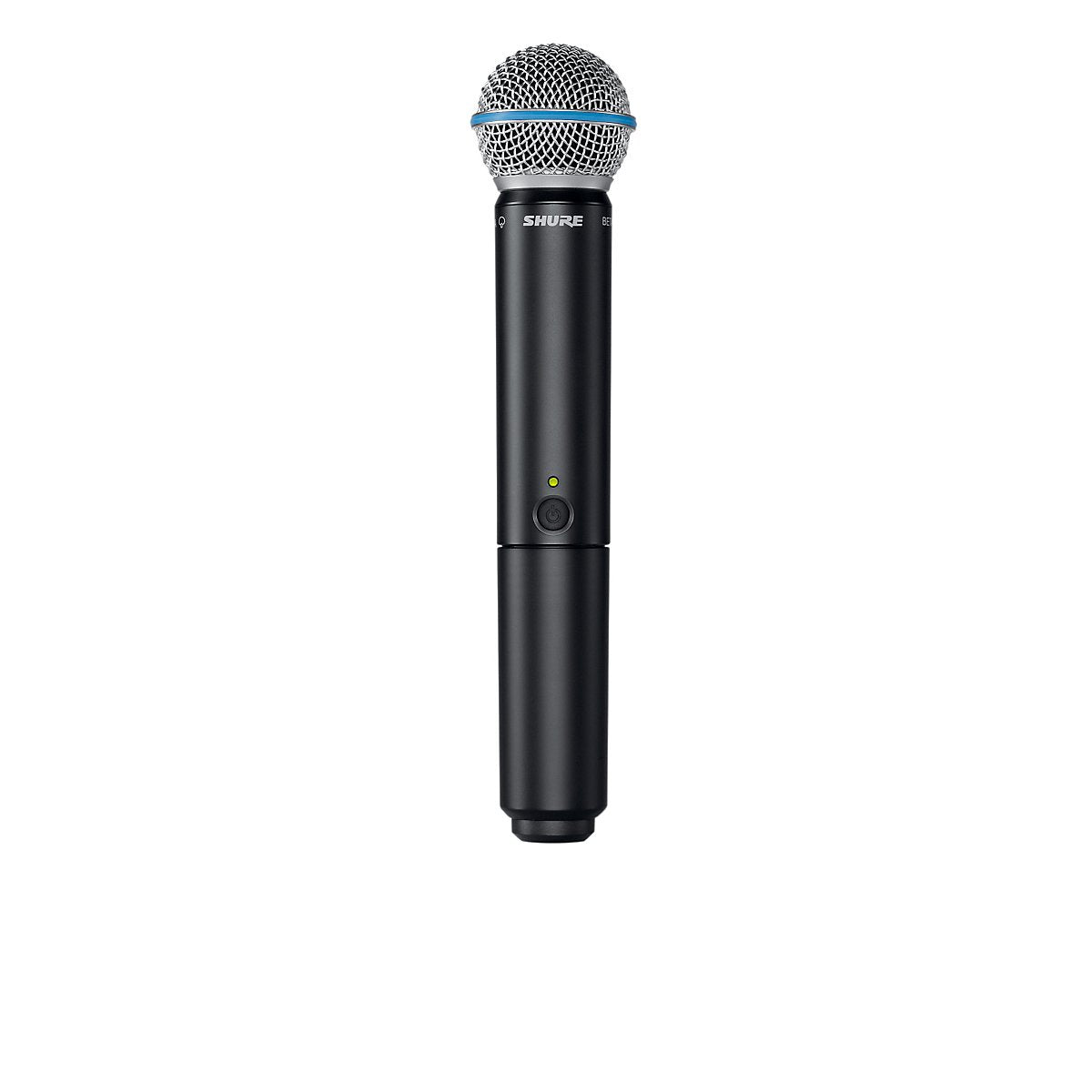 Shure BLX24/B58 Handheld Audio System J11 Band (596–620 MHz) – BLX4 Receiver, BLX2/B58 Handheld Transmitter with Beta 58A Supercardioid Capsule, Up to 14 Hr Battery, 300 ft Range