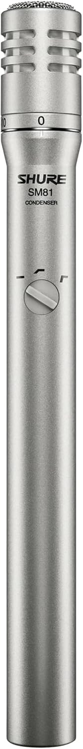Shure SM81-LC Cardioid Condenser Instrument Microphone
