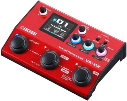 BOSS VE-22 Vocal Performer Multi-Effects Processor for Singers