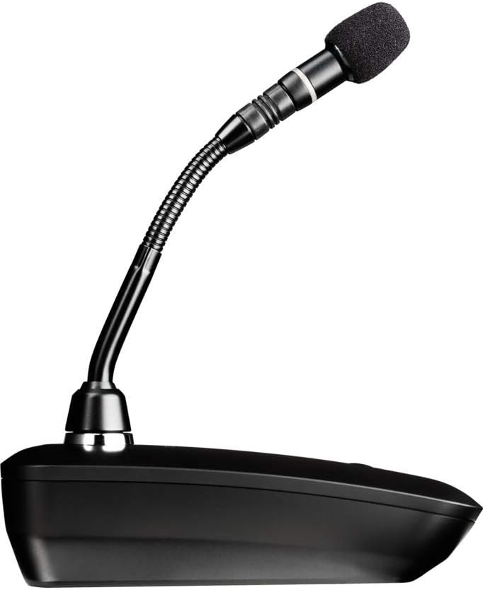 Shure ULXD8 Wireless Desktop Base Transmitter, Black - Gooseneck Microphone Sold Separately, Designed for MX405, MX410(DF), and MX415(DF) Mics | G50 Band (ULXD8=-G50)