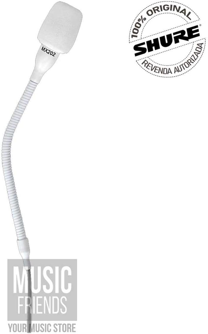 Shure MX202W-A/N Microflex Overhead Microphone Housing - White