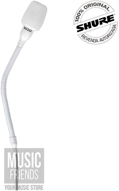 Shure MX202W-A/N Microflex Overhead Microphone Housing - White