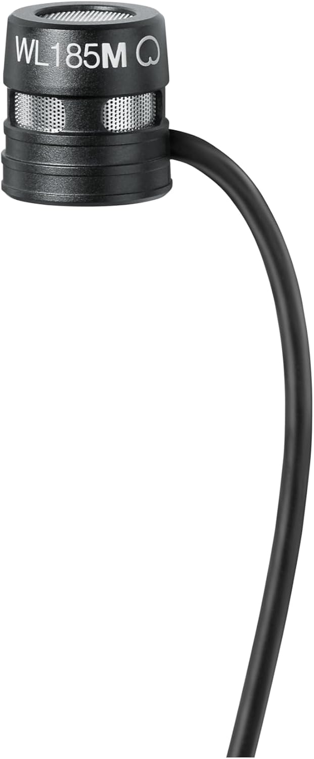 Shure BLX14R/W85M Rack-Mount Lavalier Audio System J11 Band (596–620 MHz) – BLX4R Receiver, BLX1 Bodypack & WL185m Cardioid Lavalier Mic, Up to 14 Hr Battery, 300 ft Range