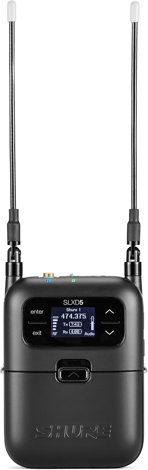Shure SLXD15/85 Wireless Bodypack System with WL 185 Lavalier Microphone - H55 Band