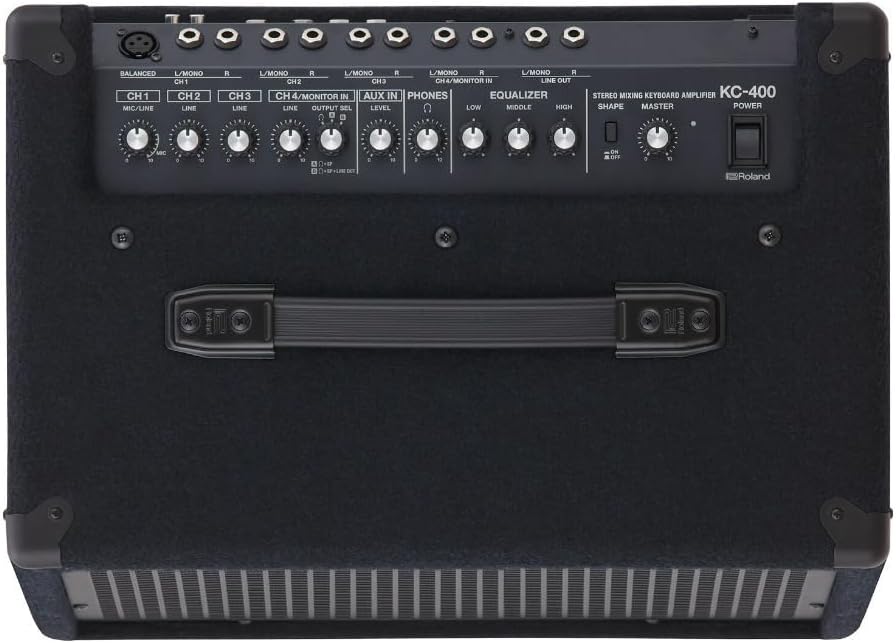 Roland KC-400 4 Channel Stereo Mixing Keyboard Amplifier, 150 Watt (KC-400)