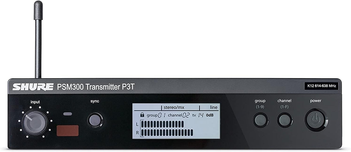 Shure PSM300 P3TRA215CL Pro Wireless in-Ear Personal Monitoring System with SE215-CL Earphones